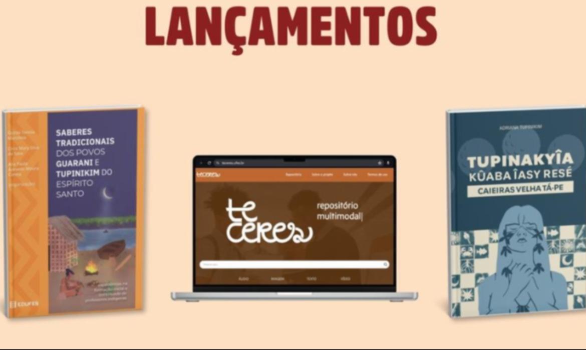 Leia mais sobre o artigo Obras de e sobre autores indígenas do Espírito Santo e do Repositório Multimodal Teceres serão lançadas durante o Primeiro Encontro da Ação Saberes Indígenas na Escola em 2026
