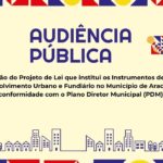 PDM: Audiência Pública para discutir o Projeto de Lei que institui os Instrumentos de Política de Desenvolvimento Urbano e Fundiário no município