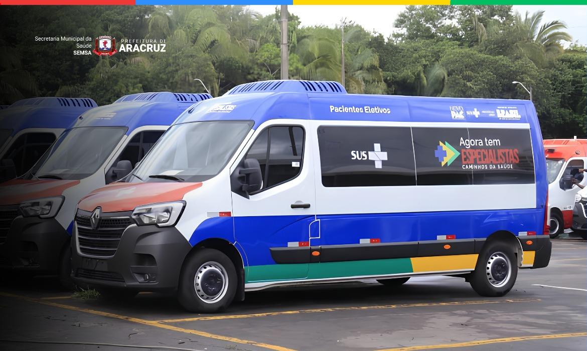 Leia mais sobre o artigo Saúde recebe van do Programa Agora Tem Especialistas e reforça transporte de pacientes