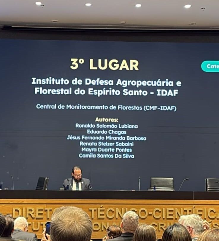 Idaf recebe prêmio nacional por monitoramento florestal e combate ao desmatamento ilegal