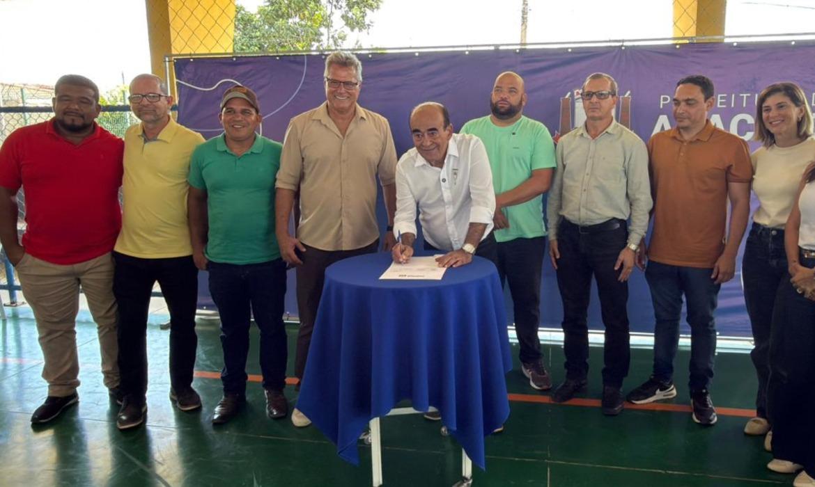 Ordem de Serviço marca início da Regularização Fundiária em Vila do Riacho