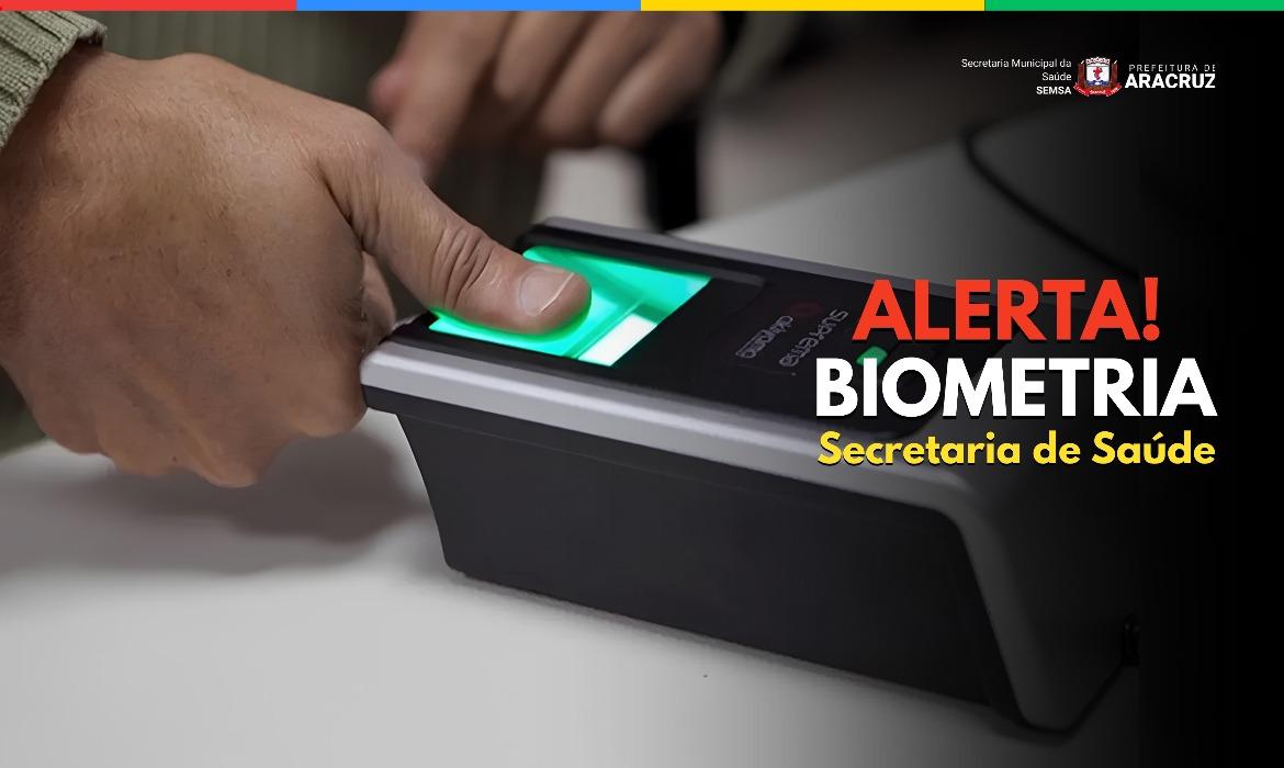 Leia mais sobre o artigo Apenas 40% dos usuários realizaram biometria; Saúde faz alerta à população