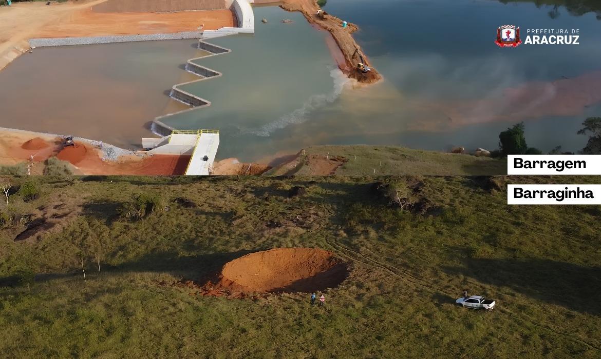 Leia mais sobre o artigo Barragens e barraginhas fortalecem segurança hídrica de Aracruz e ajudam produtores a enfrentar períodos de estiagem